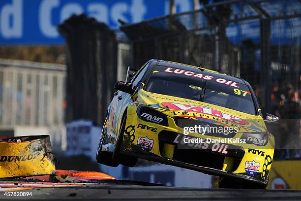 Shane van Gisbergen drives the TEKNO VIP Petfoods Holden during race 31 for the Gold Coast 600, which is round 12 of the V8 Supercars Championship...