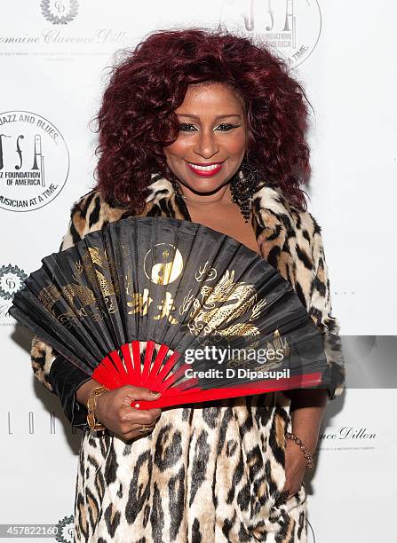 Chaka Khan attends The Jazz Foundation Of America's 13th Annual "A Great Night In Harlem" Gala Concert at The Apollo Theater on October 24, 2014 in...