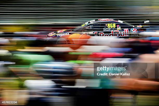 Craig Lowndes drives the Red Bull Racing Australia Holden during race 31 for the Gold Coast 600, which is round 12 of the V8 Supercars Championship...