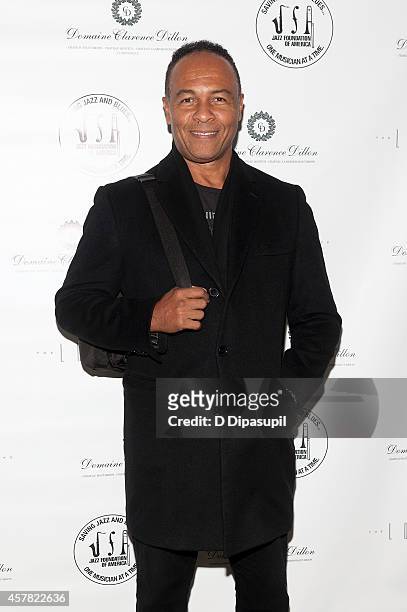 Ray Parker, Jr. Attends The Jazz Foundation Of America's 13th Annual "A Great Night In Harlem" Gala Concert at The Apollo Theater on October 24, 2014...