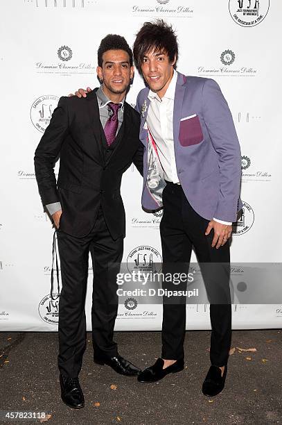 Ivan Llanes and Jorge Luis Pacheco attend The Jazz Foundation Of America's 13th Annual "A Great Night In Harlem" Gala Concert at The Apollo Theater...