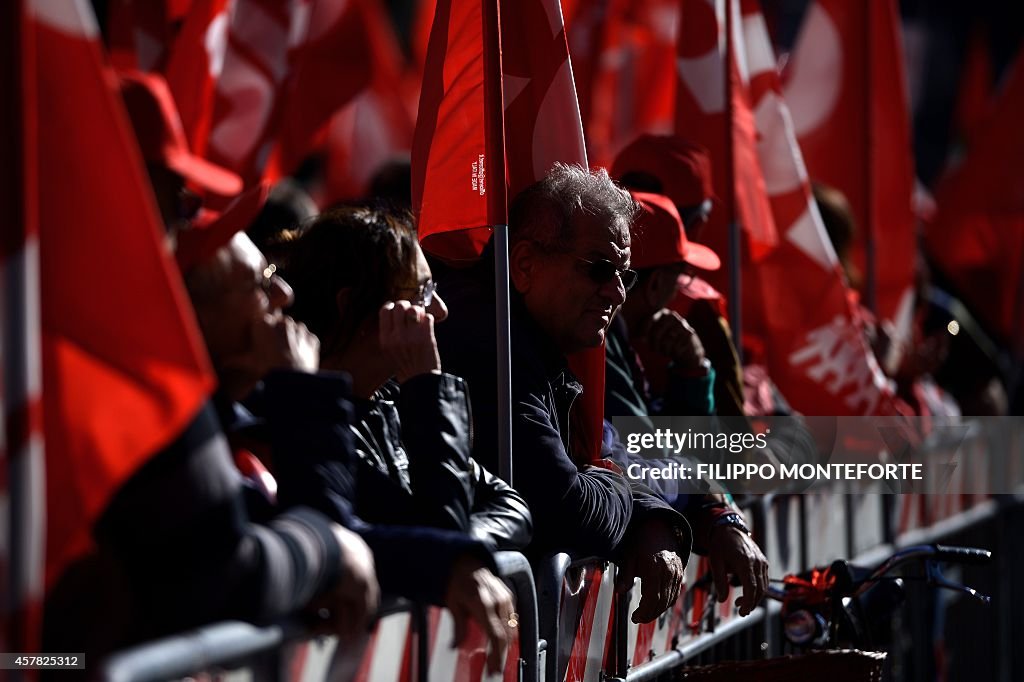 ITALY-POLITICS-UNION-DEMONSTRATION-EMPLOYMENT