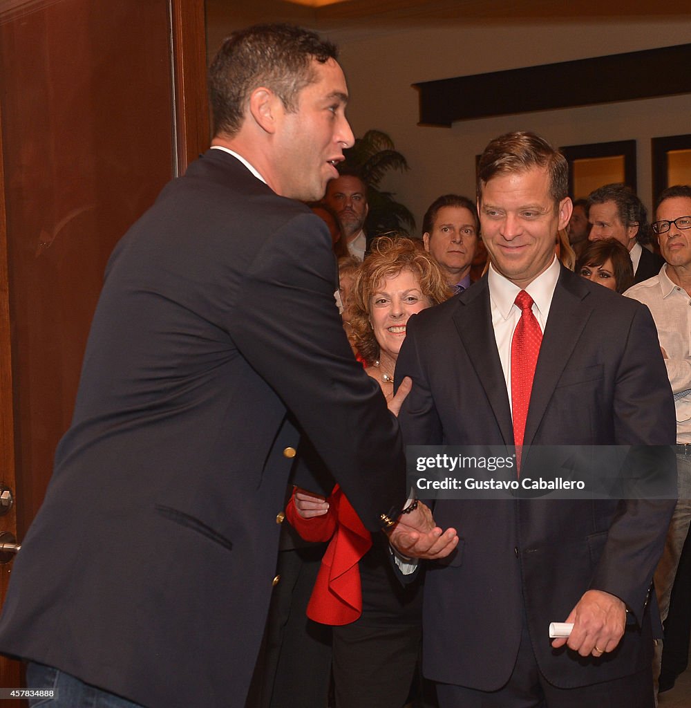 Nick Loeb Hosts Private Reception For Lieutenant Governor Of Florida Oct. 24