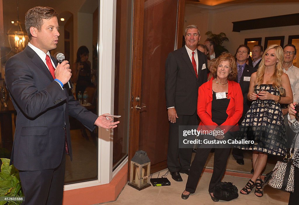 Nick Loeb Hosts Private Reception For Lieutenant Governor Of Florida Oct. 24