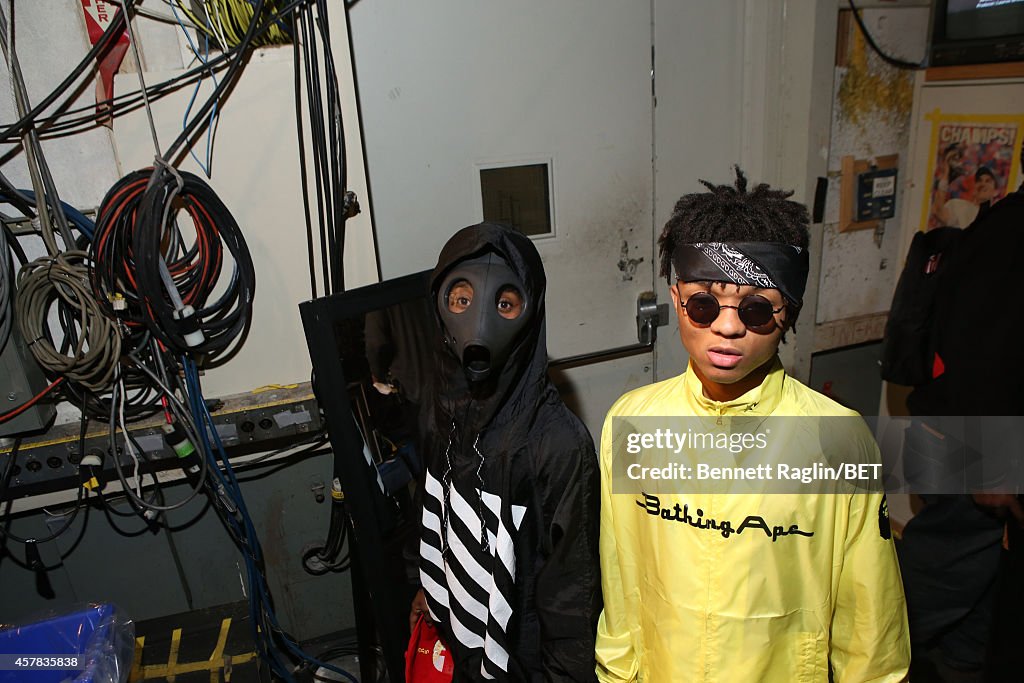 Recording artist Swae Lee and Slim Jimmy of Rae Sremurd visit 106 & News Photo - Getty Images
