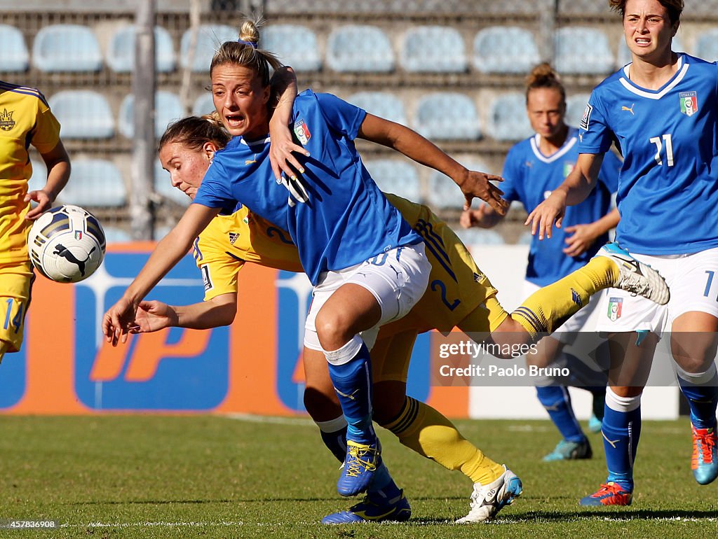 Italy v Ukraine - FIFA Women's World Cup Qualifier