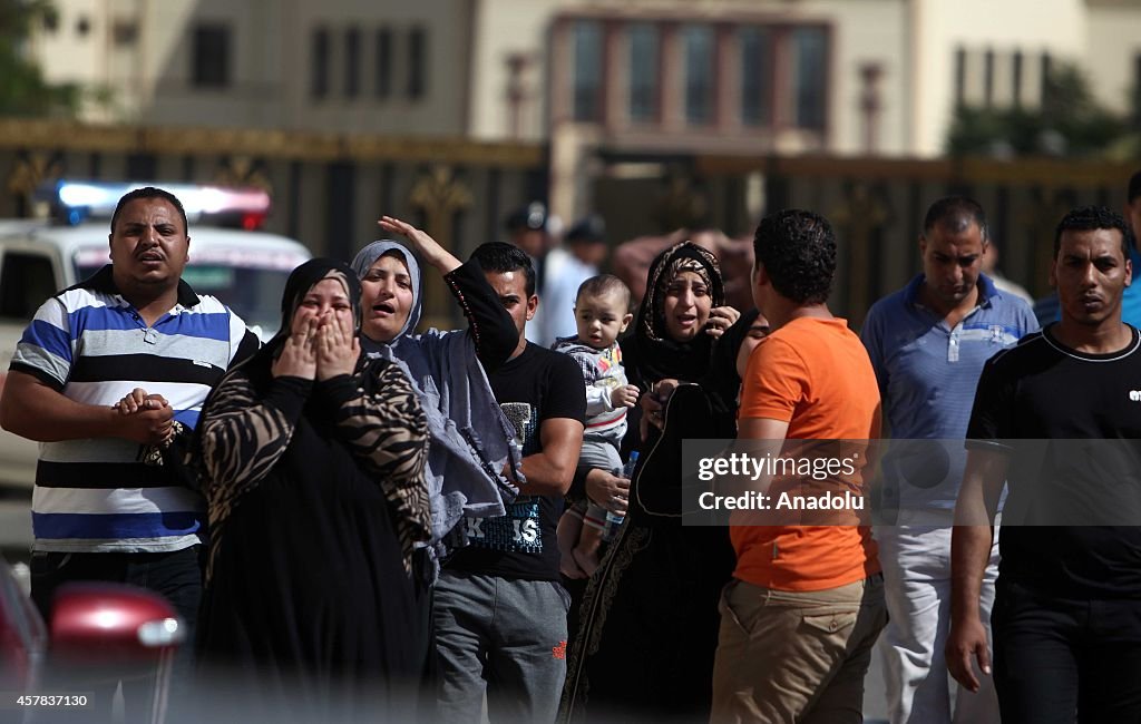 Funeral ceremony for the victims of Sinai attacks in Egypt