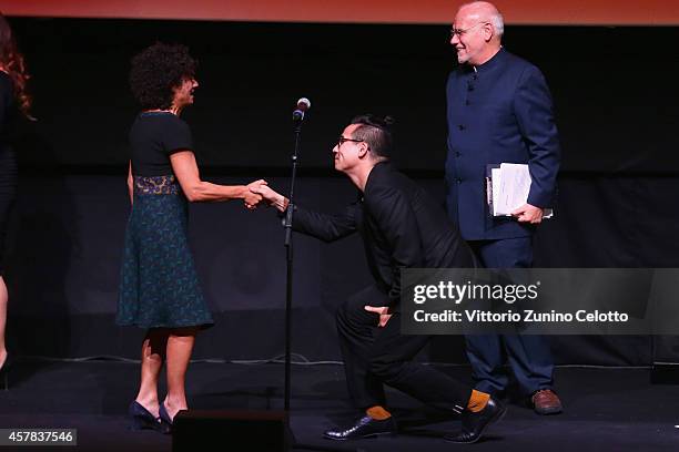 Burhan Qurbani attends the Collateral Awards Ceremony during the 9th Rome Film Festival on October 25, 2014 in Rome, Italy.