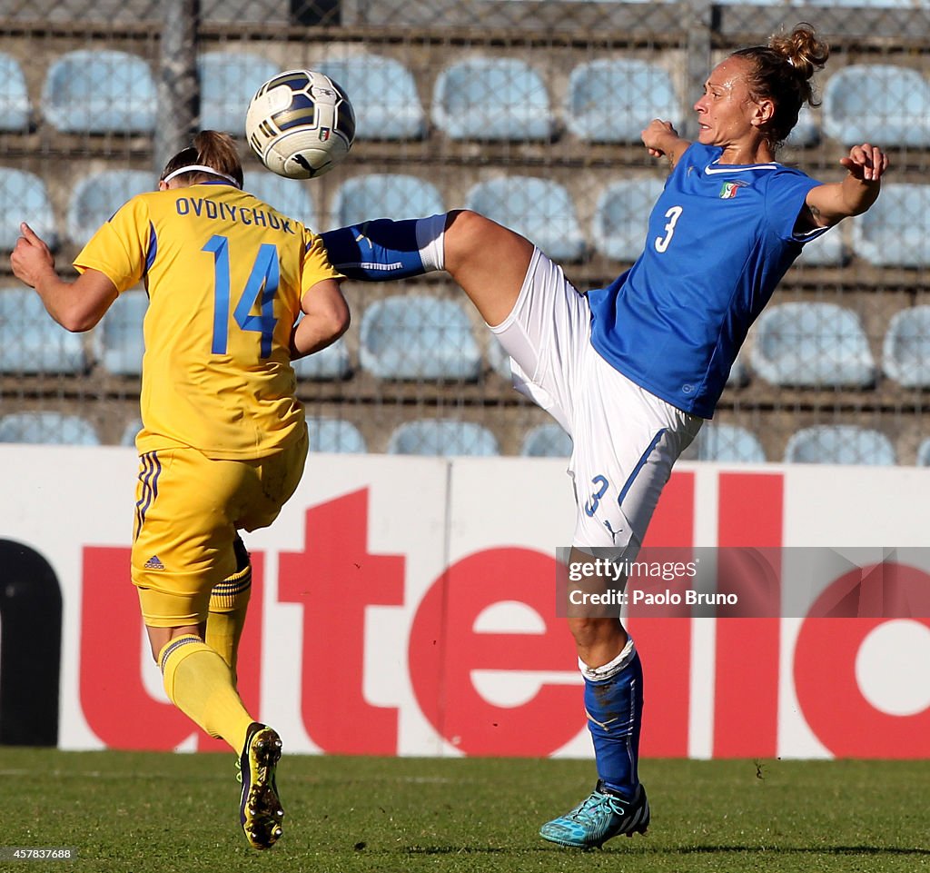 Italy v Ukraine - FIFA Women's World Cup Qualifier
