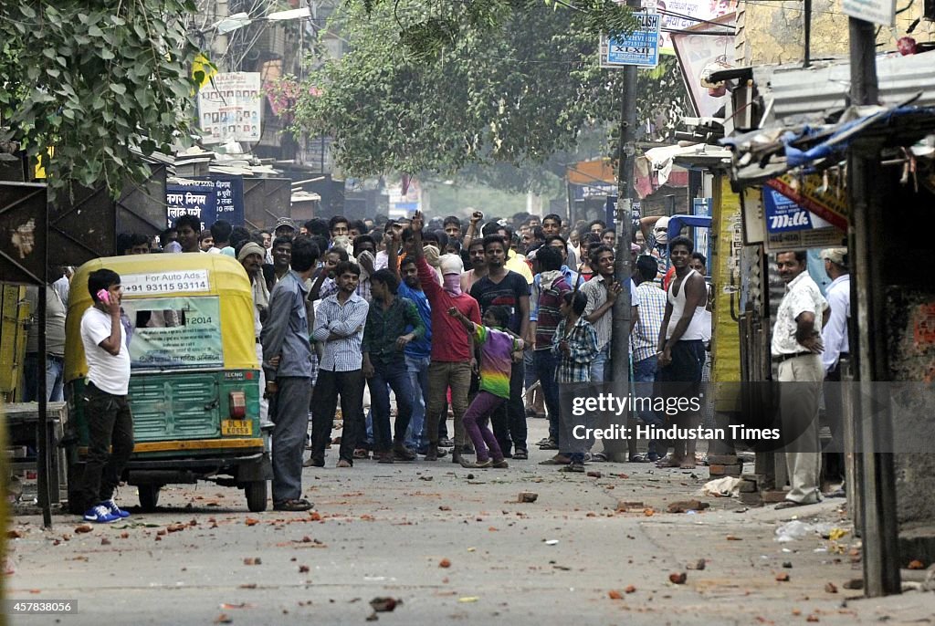 Communal Violence In East Delhi's Trilokpuri Area After Diwali