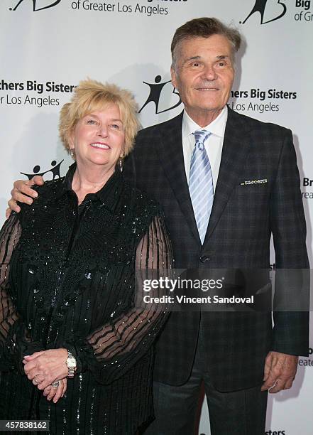 Actor Fred Willard and wife Mary Willard attend the Big Brothers Big Sisters Big Bash at The Beverly Hilton Hotel on October 24, 2014 in Beverly...