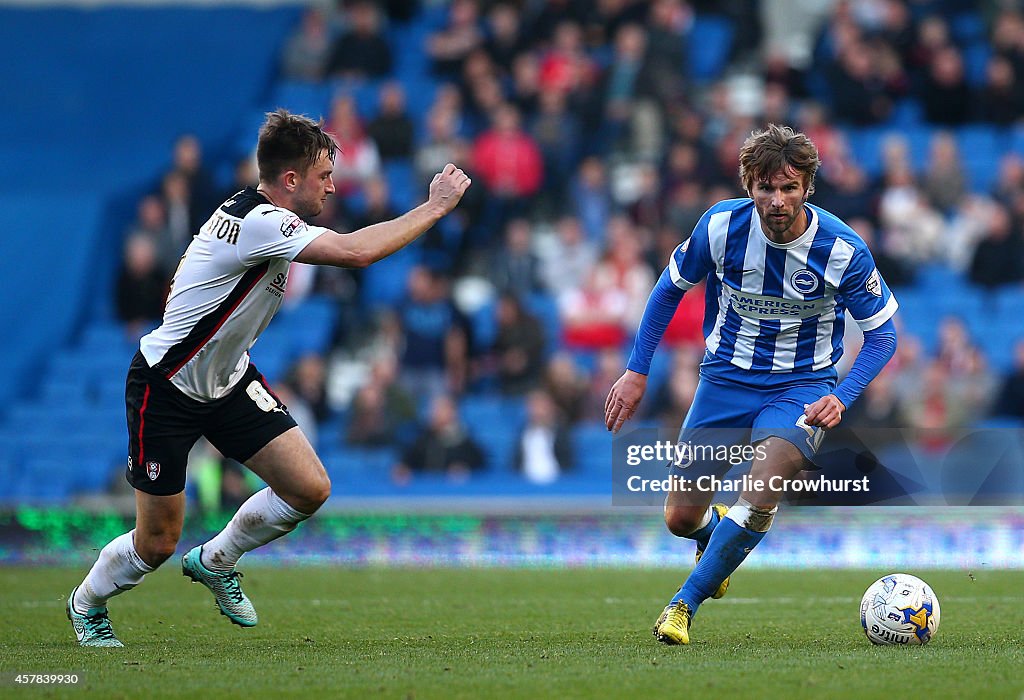 Brighton & Hove Albion v Rotherham United - Sky Bet Championship