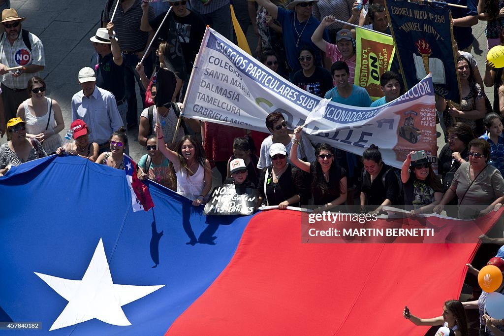 CHILE-EDUCATION-PROTEST