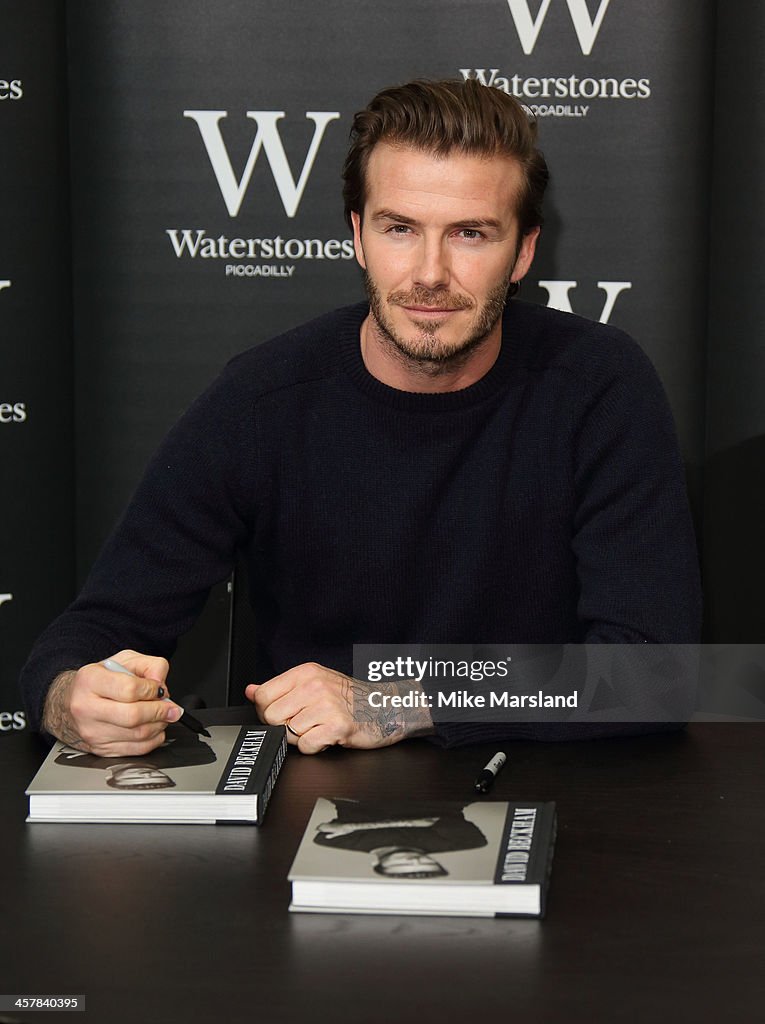 David Beckham - Book Signing