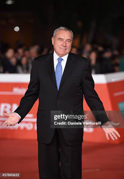 Pietro Grasso attends the Award Ceremony Red Carpet during the 9th Rome Film Festival on October 25, 2014 in Rome, Italy.