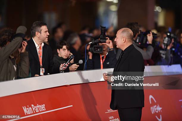 Ferzan Ozpetek attends the awards ceremony red carpet during the 9th Rome Film Festival at Auditorium Parco Della Musica on October 25, 2014 in Rome,...