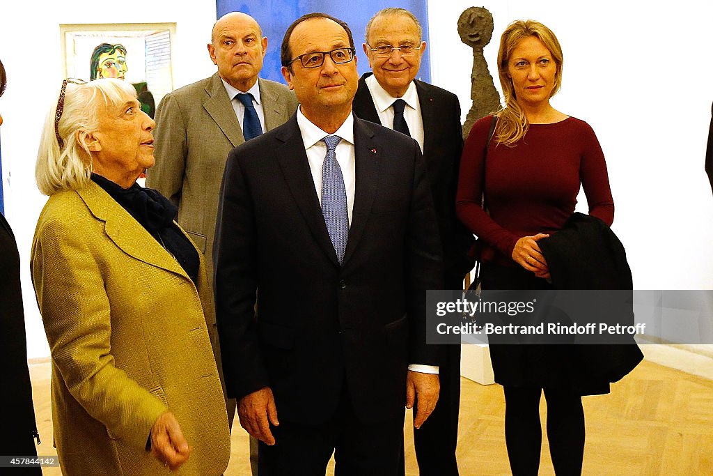 French President Francois Hollande Inaugurates 'Pablo Picasso Museum - Paris' : In Paris