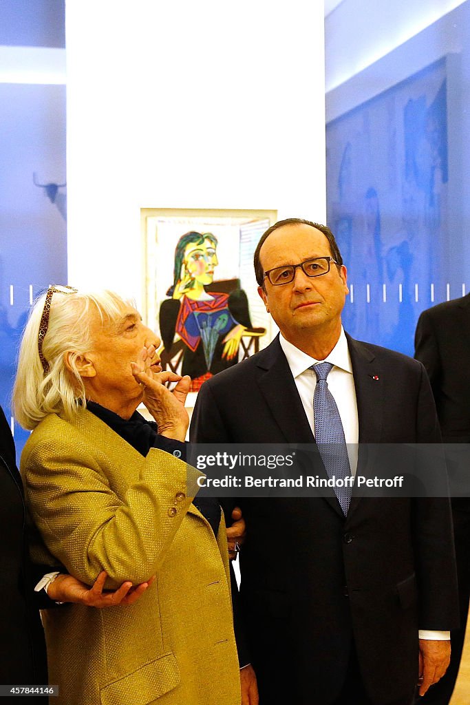 French President Francois Hollande Inaugurates 'Pablo Picasso Museum - Paris' : In Paris