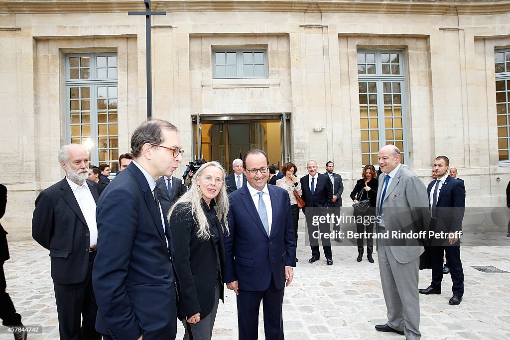 French President Francois Hollande Inaugurates 'Pablo Picasso Museum - Paris' : In Paris