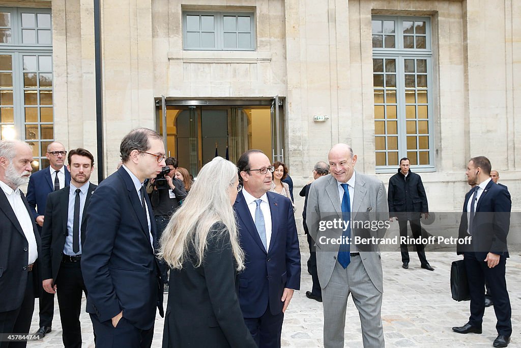 French President Francois Hollande Inaugurates 'Pablo Picasso Museum - Paris' : In Paris