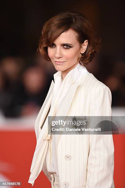 Camilla Filippi attends the 'A Most Wanted Man' red carpet during the 9th Rome Film Festival at Auditorium Parco Della Musica on October 25, 2014 in...