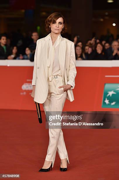 Camilla Filippi attends the 'A Most Wanted Man' red carpet during the 9th Rome Film Festival at Auditorium Parco Della Musica on October 25, 2014 in...