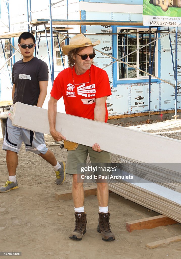 Stars From Showtime's "Shameless" & "House Of Lies" Help Build Homes With Habitat For Humanity LA