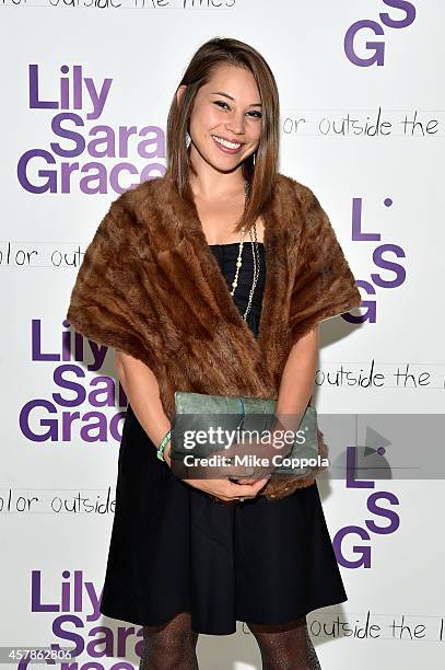 Actress Rebecca Blumhagen attends LilySarahGrace Presents Color Outside The Lines on October 25, 2014 in New York City.