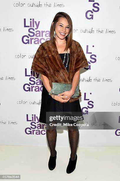 Actress Rebecca Blumhagen attends LilySarahGrace Presents Color Outside The Lines on October 25, 2014 in New York City.