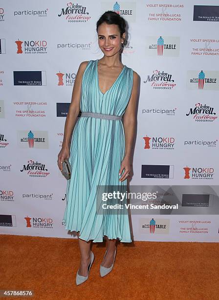 Actress Jordana Brewster attends Share Our Strength's No Kid Hungry Campaign fundraising dinner at Ron Burkle's Green Acres Estate on October 25,...