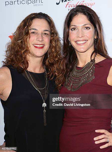 Producers Kristi Jacobson and Lori Silverbush attend the Share Our Strength's No Kid Hungry Campaign fundraising dinner at Ron Burkle's Green Acres...