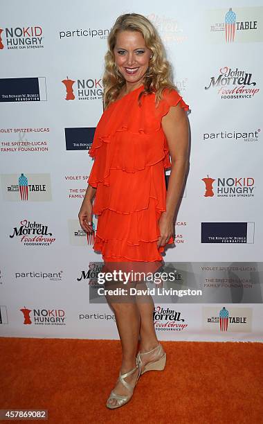 Chef Melissa d'Arabian attends the Share Our Strength's No Kid Hungry Campaign fundraising dinner at Ron Burkle's Green Acres Estate on October 25,...
