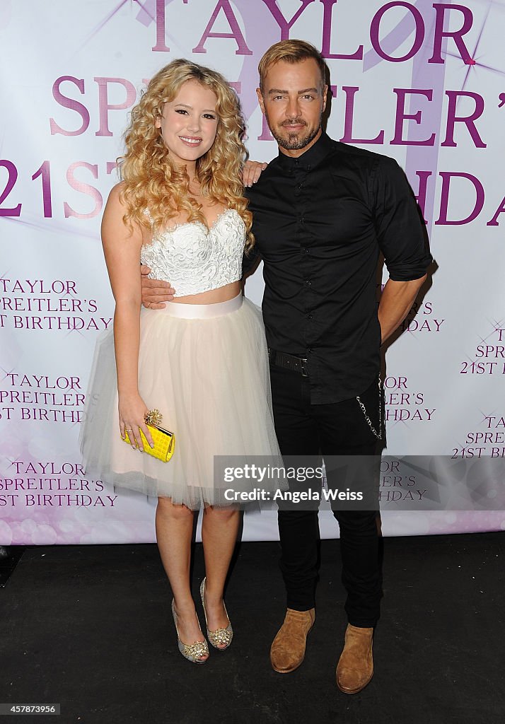 Actress Taylor Spreitler's 21 In The City Birthday Party