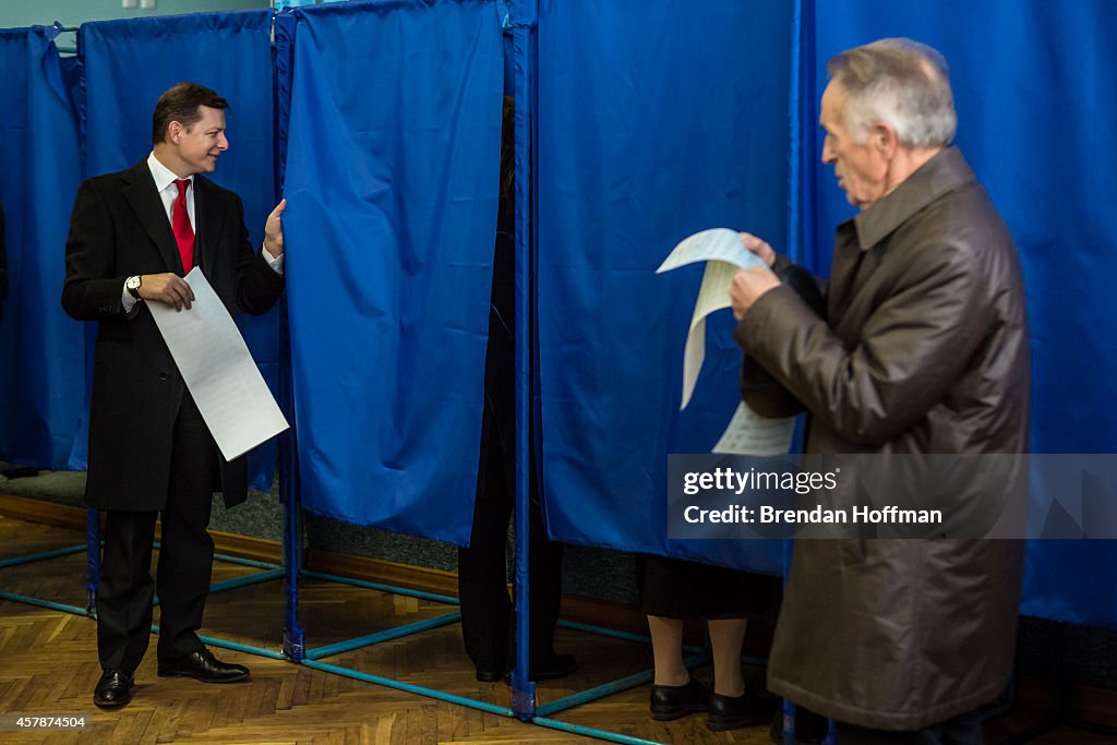 Ukrainian Voters Head To The Polls For The General Election