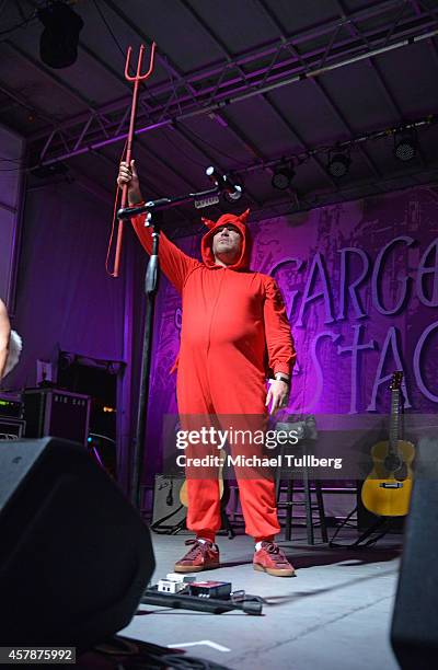 Musician Jack Black of Tenacious D performs at Festival Supreme at The Shrine Expo Hall on October 25, 2014 in Los Angeles, California.