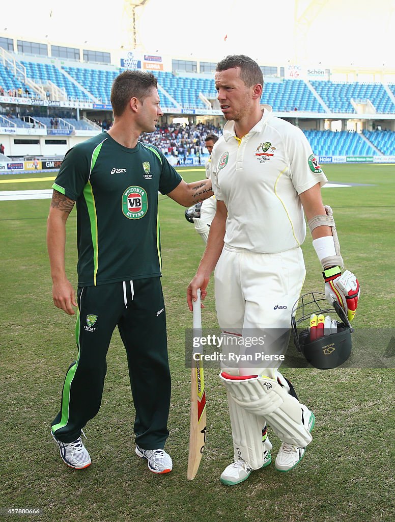 Pakistan v Australia - 1st Test Day Five