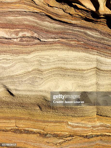ocean rocks - sandstone stock pictures, royalty-free photos & images