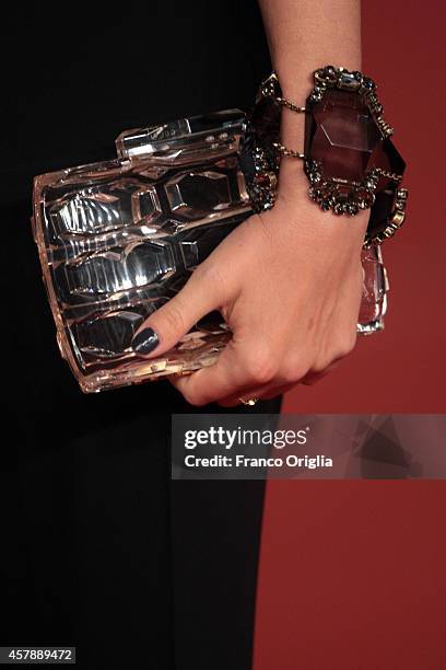 Italian actress Violante Placido attends the 'A Most Wanted Man' Red Carpet during the 9th Rome Film Festival on October 25, 2014 in Rome, Italy.