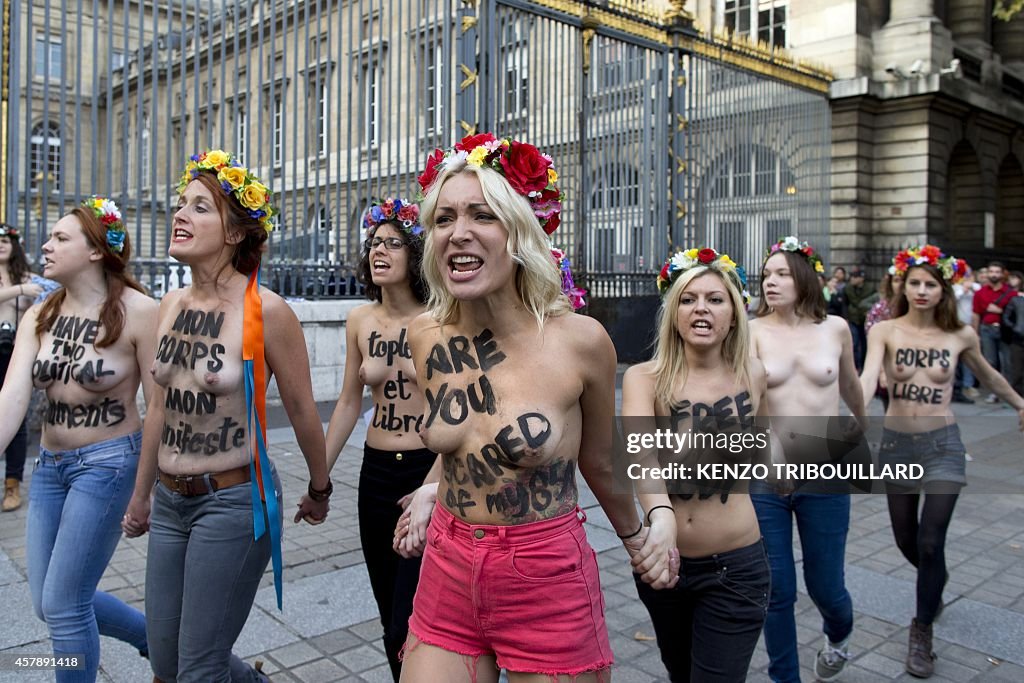 FRANCE-JUSTICE-FEMEN-PROTEST