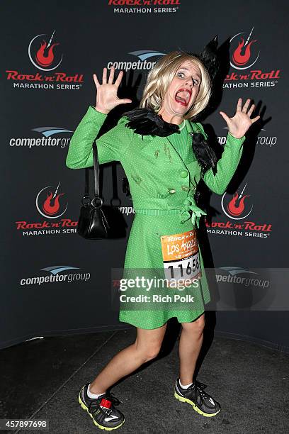 Actress Andrea Barber participates in the Rock 'n' Roll Los Angeles Halloween Half-Marathon and 5K benefitting the ASPCA on October 26, 2014 in Los...