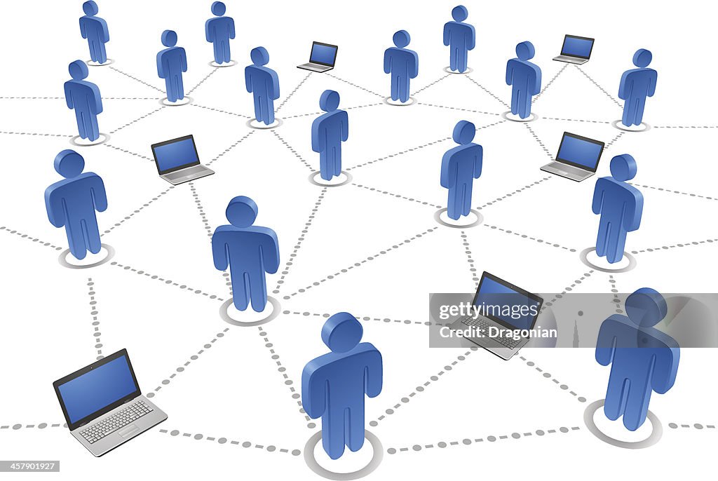Computer Network High-Res Vector Graphic - Getty Images