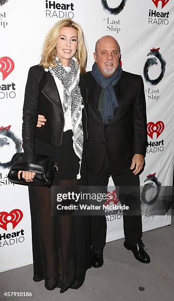 Billy Joel and his girlfriend, Alexis Roderick attend the Broadway Opening Night performance of 'The Last Ship' at the Neil Simon Theatre on October...