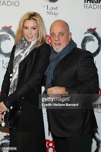 Billy Joel and Alexis Roderick attend the opening night of "The Last Ship" on Broadway at The Neil Simon Theatre on October 26, 2014 in New York City.