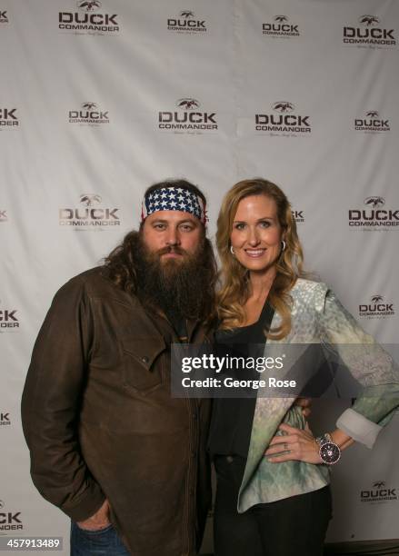 Willie and Korie Robertson, stars of A&E's hit TV show, Duck Dynasty, are in the Napa Valley to help launch their new wine brand on November 19 in...