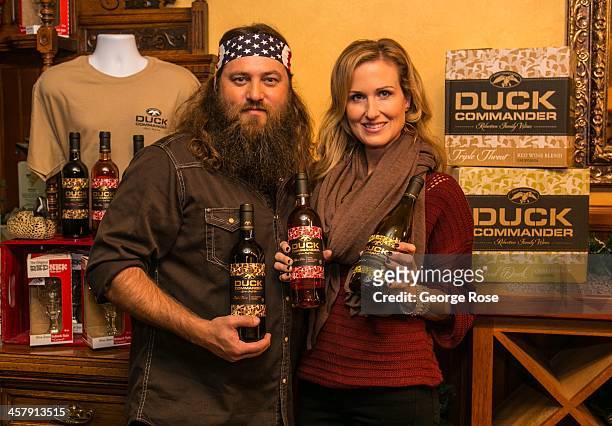 Willie and Korie Robertson, stars of A&E's hit TV show, Duck Dynasty, are in the Napa Valley to help launch their new wine brand on November 19 in...