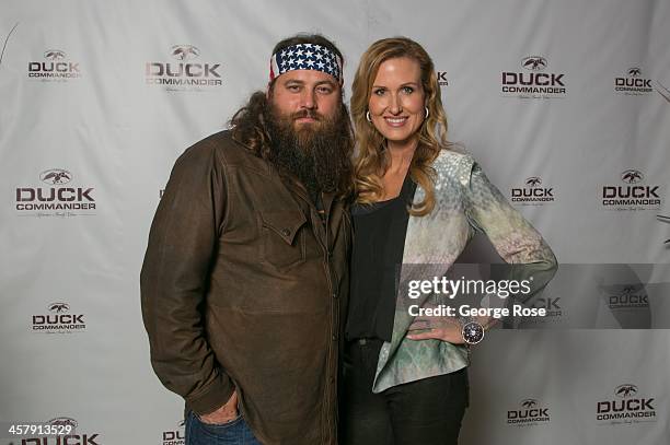 Willie and Korie Robertson, stars of A&E's hit TV show, Duck Dynasty, are in the Napa Valley to help launch their new wine brand on November 19 in...