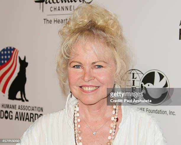 Actress / Singer Michelle Phillips attends the 4th annual American Humane Association Hero Dog Awards at The Beverly Hilton Hotel on September 27,...