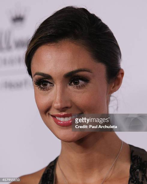 Actress Katie Cleary attends the 4th annual American Humane Association Hero Dog Awards at The Beverly Hilton Hotel on September 27, 2014 in Beverly...