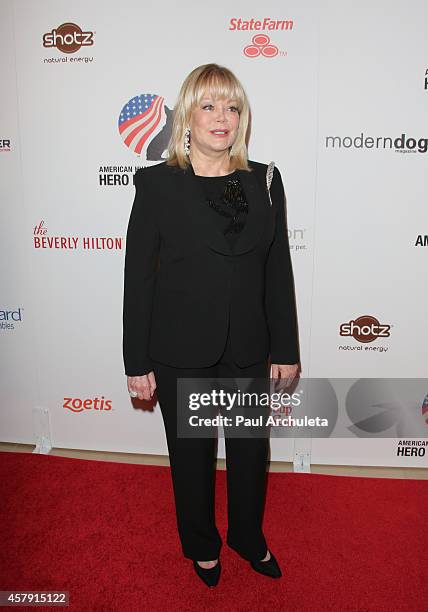 Personality Candy Spelling attends the 4th annual American Humane Association Hero Dog Awards at The Beverly Hilton Hotel on September 27, 2014 in...