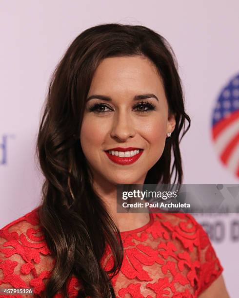 Actress Lacey Chabert attends the 4th annual American Humane Association Hero Dog Awards at The Beverly Hilton Hotel on September 27, 2014 in Beverly...